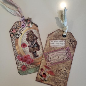 Alice in Wonderland Bookmarks Set