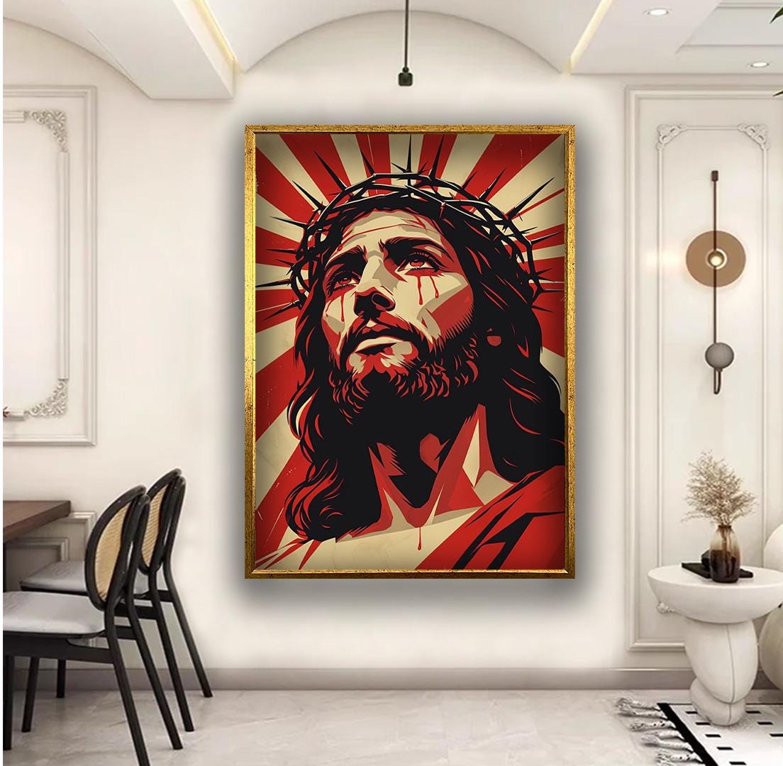 レザーアート ハンドメイド イエスキリスト 壁掛け レザーアート ハンドメイド イエスキリスト 壁掛け