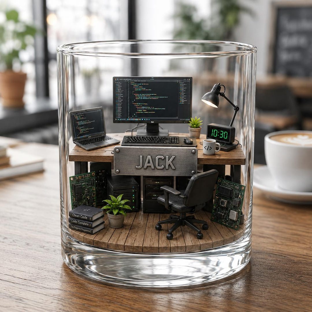 Programmer Glass Sign Personalized IT Whiskey Glass, Custom Name Tech Whiskey Glass ...