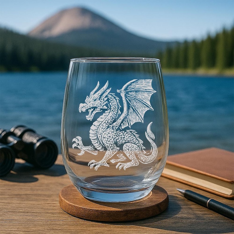 Dragon Glass | Personalized Etched Fantasy Whiskey, Wine & Beer ...