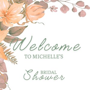 Bridal Shower, Bridal Shower Digital Print, Bridal Shower Sign, Editable Bridal Shower Sign