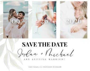 Save the Date, Wedding Invitations, Save the Date Invitation, Wedding Signs, Engagement