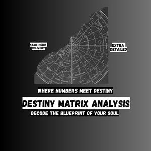 Extra Detailed Soul Destiny Matrix Analysis, Birth Chart Reading, Astrology Tarot Reading, Numerology Report Reading