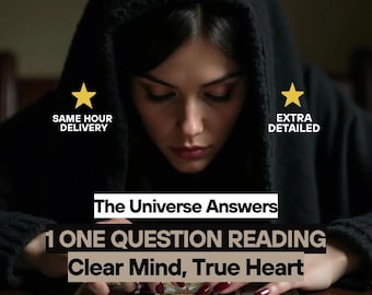 Same Hour 1 Question Tarot Reading, Personalized Guidance, Love Reading, Career Advice, Accurate Psychic Insights One Question