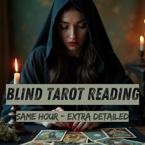 Extra gedetailleerde blinde tarotlezing, spirituele lezing op hetzelfde uur, orakellezing op dezelfde dag, paranormale metingen, intuïtieve tarotkaartlezing