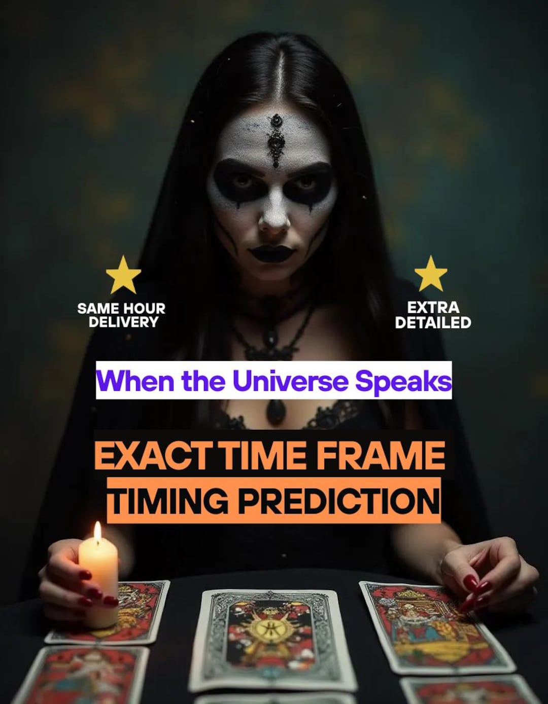 Same Hour Exact Time Frame Psychic Reading, No Tools Medium Clairvoyant ...