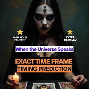 Samma timmes exakta tidsram psykisk läsning, inga verktyg medium clairvoyant prognos, när kommer det att hända, tidsförutsägelse, kärleksläsning