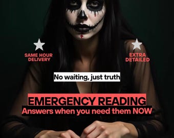 Same Hour Emergency Tarot Reading, Love & Relationships Reading, In-Depth Love Reading, Same Day Medium Love Reading