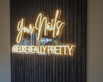 Custom Neon Sign Name for Kids Bedroom, LED Neon Light Sign, Nursery Wall Décor, Personalized Neon Name Sign, Wedding Neon Sign