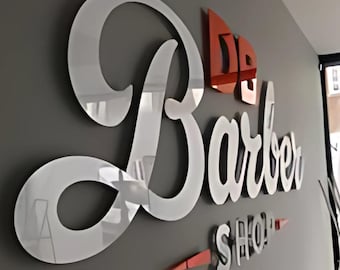 Custom 3D Metal Business Sign, Logo Sign for Office or Store, Personalized Company Wall Sign, Indoor Outdoor Weatherproof Signage