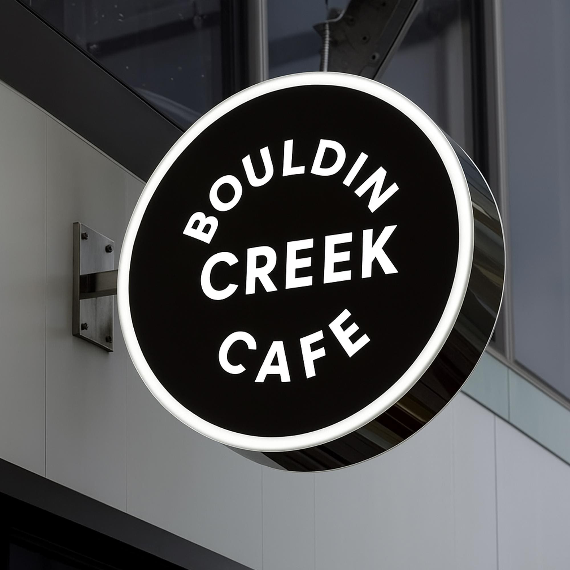 Round Light Box Store front Sign, Double Sided Light Box Signage, Led Blade Sign, Illuminated Blade Sign, LED Light Box Sign Board
