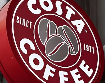 Business LightBox Sign, Outdoor Logo Sign, Double Sided Light Box, Advertising Light Box For Coffe Bar Sign, Business LED Shop Sign