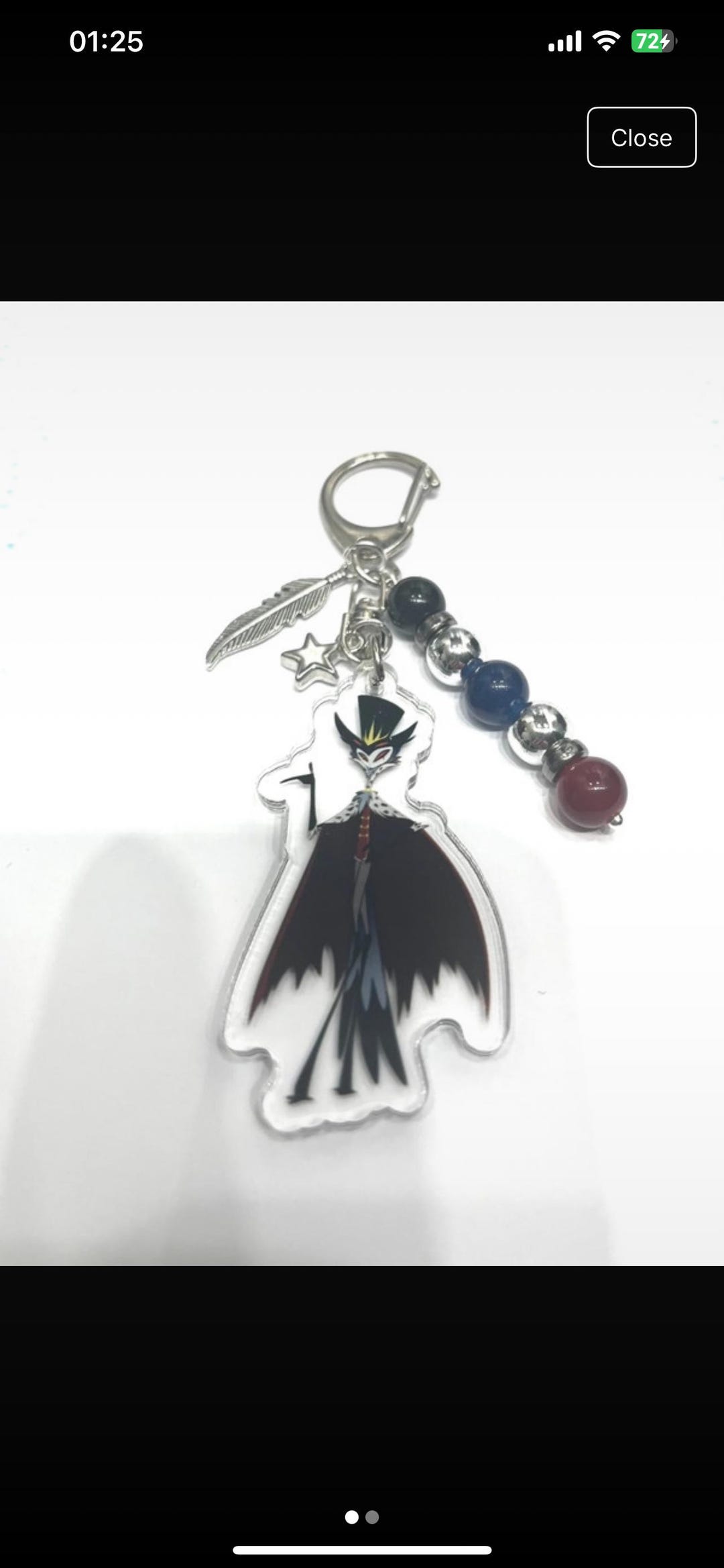 Helluva Boss Stolas Inspired Keychain - Etsy UK