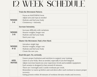 12-Wochen-Calisthenic Workout-Plan