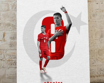 Arda Guler Turkey Poster: Turkish Football Fan Wall Art