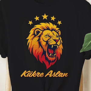 Galatasaray Lion T-Shirt: &quot;Kükre Aslan&quot; Design - Cimbom Fan Apparel