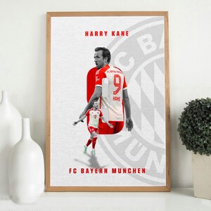 Harry Kane Bayer Munich Gift | Unique Soccer Fan Merchandise, Personalized Sports Memorabilia & Collectibles