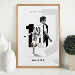 Kenan Yildiz Juventus FC Gift | Unique Soccer Fan Merchandise & Personalized Sports Memorabilia Collectibles