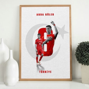 Arda Guler Art Print: Turkish Sports Fan Decor (Digital Download)