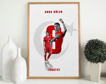 Arda Guler Art Print: Turkish Sports Fan Decor (Digital Download)