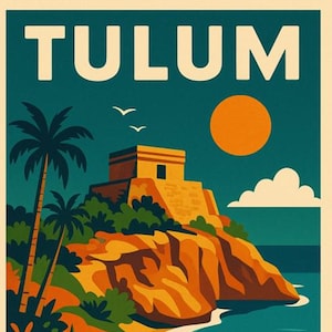 Personalized Digital Travel Poster Wall
