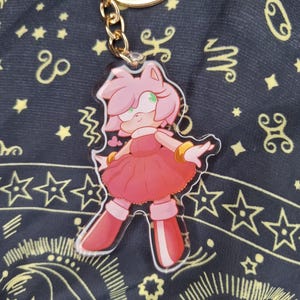 Amy Rose Acrylic charm