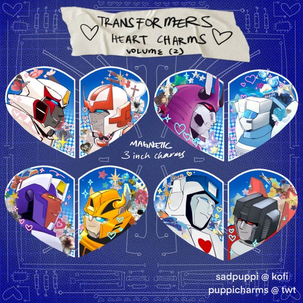 Transformers Heart Magnetic Charm Vol.2  [PREORDER CLOSED]