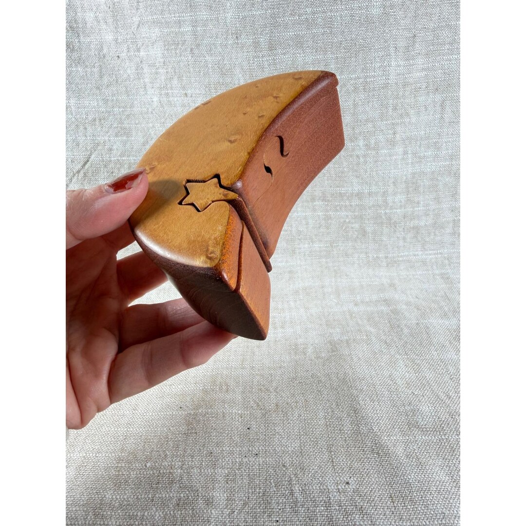 Secret Opening Boxes Vintage Wooden Puzzle Box Hidden Compartment Trinket Box Secret Box - Etsy
