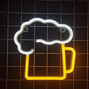 Beer neon sign
