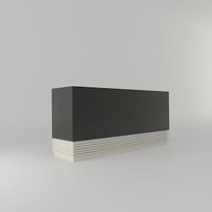 Mostrador de recepción moderno personalizado, muebles modernos, mostrador de recepción personalizado, podio personalizado
