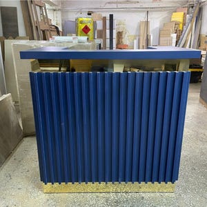 Custom Modern Reception Desk,   Luxury Reception Desk for Hotels - Custom Color Options Available