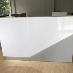 Custom Modern Reception Desk, Modern Furniture, Office Desk, Custom Podium, Counter Desk