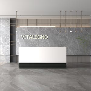 Reception Desk, Modern Furniture, Custom Reception, Custom Podium