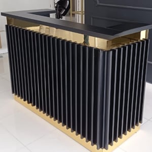 Custom Modern Reception Desk,  Modern Reception Desk for Offices - Customizable Front Desk Design