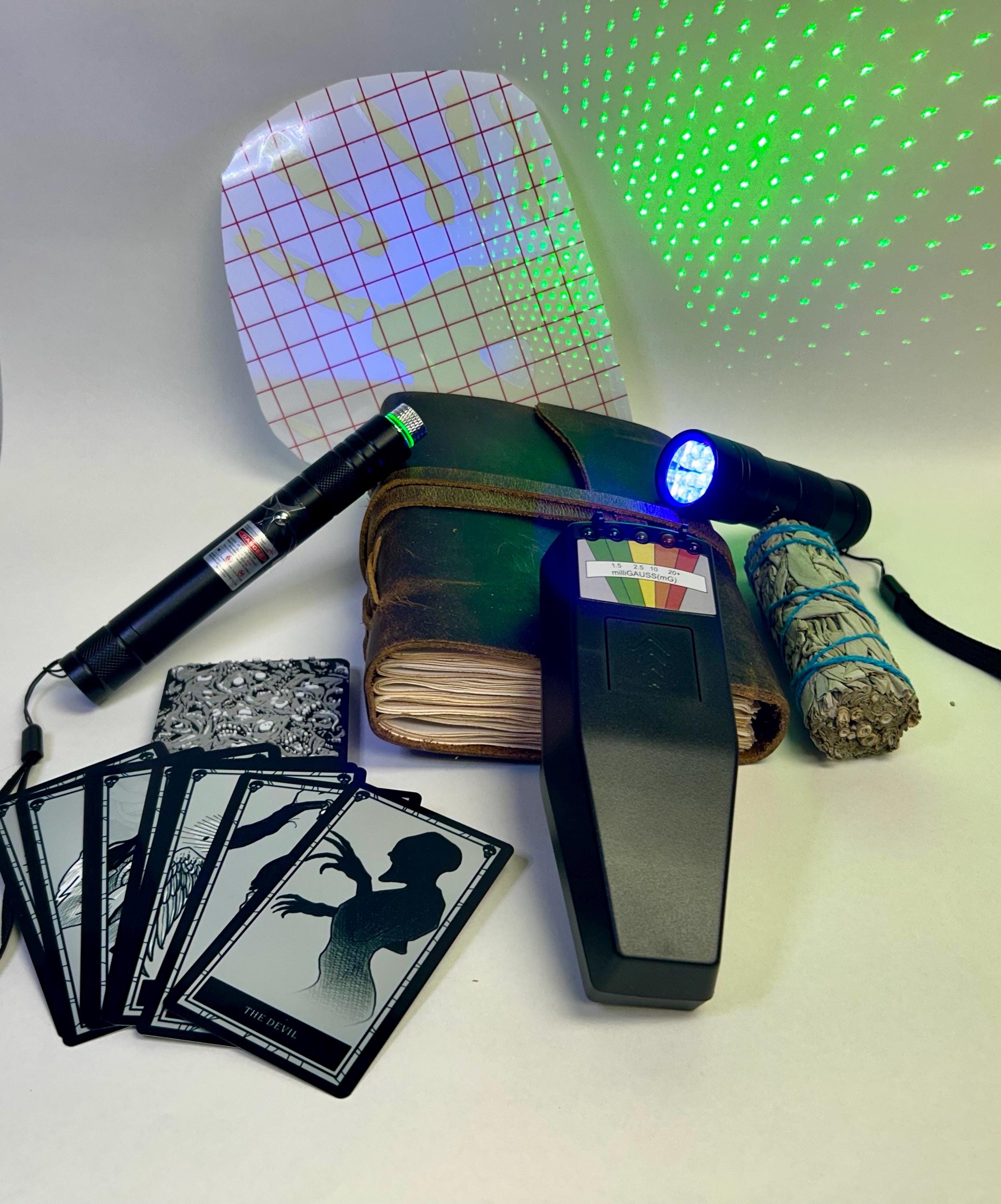 GEIST-SPIELDACH! - Paranormal Spirit PIR-Detektor-Spielzeug für Geisterjagd, Erhebungen, Mahnwachen in gletscherblau GEIST-SPIELDACH! - Paranormal Spirit PIR-Detektor-Spielzeug für Geisterjagd, Erhebungen, Mahnwachen in gletscherblau