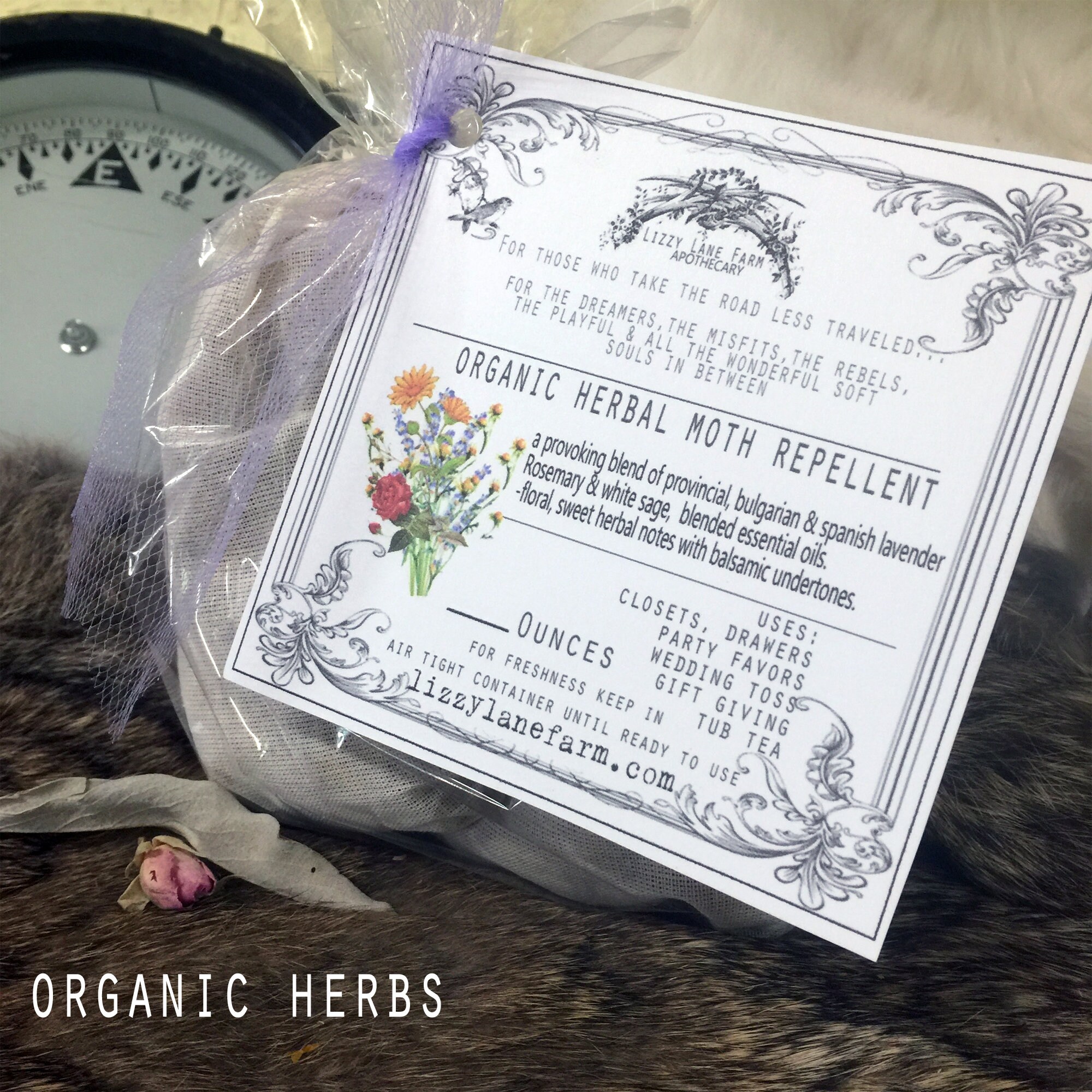 Moth Sachets Herbal Moth Repellent Natural Bug Repellent Etsy