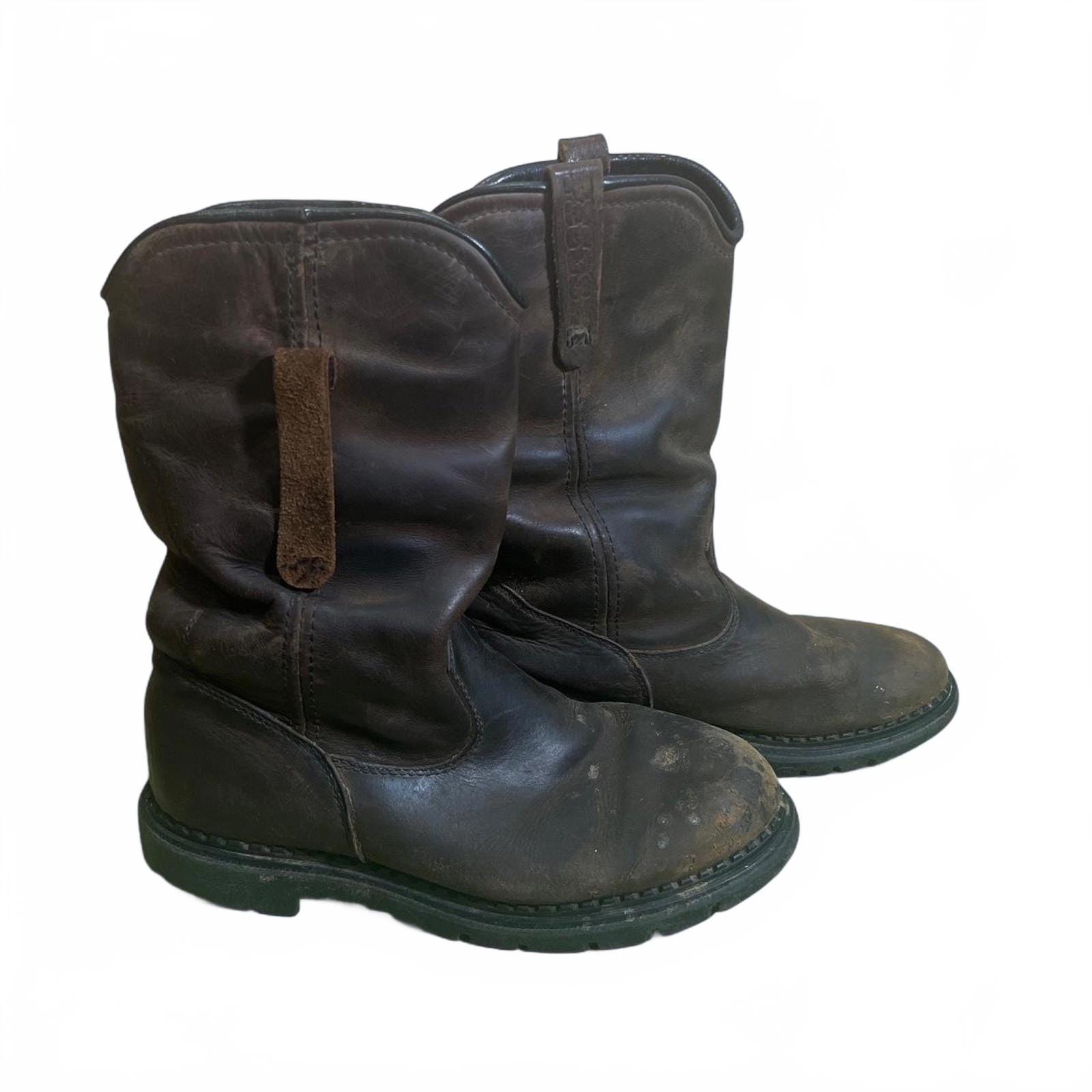 00s REDWING workboots leather BLK y2k 【公式通販】