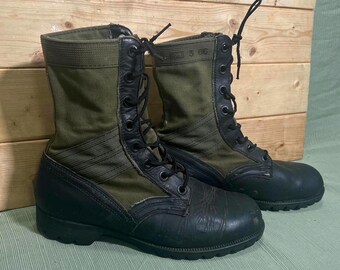 実物　米軍　ベトナム戦争　ジャングルブーツ　デッドストック　9N 27cm 実物米軍ベトナム戦争ジャングルブーツデッドストック9N 27cm
