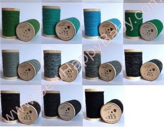 Moire Thread 100% Wool Rustic Thread Embroidery Wool Applique Needle Punch