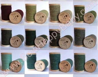 Moire Thread 100% Wool Rustic Thread Embroidery Wool Applique Needle Punch