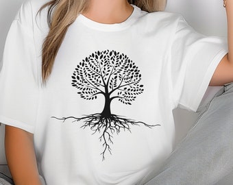 Tree Shirt, Nature Lover Shirt, Forest Shirt, Tree Of Life Shirt, Plant Lover Shirt, Gnarled Tree T-shirt, Adventure Tee, Nature Lover Gift