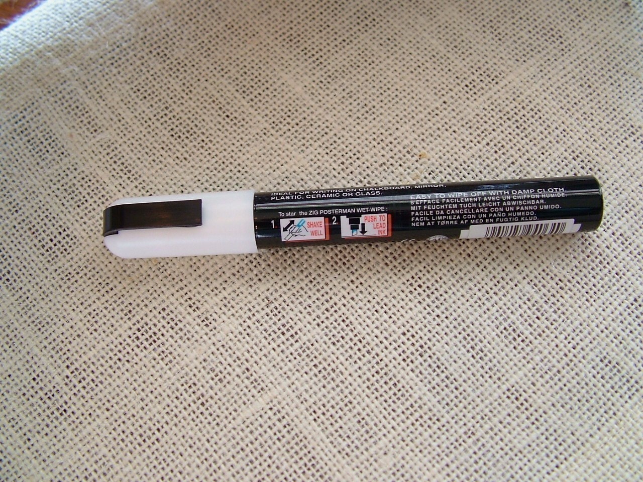 3mm Black Chalk Marker, best for acrylic boards