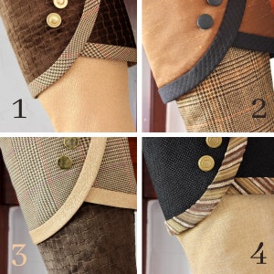 Rich and Sophisticated Brown, Gold & Black Christmas Stockings Shipping Included image 9