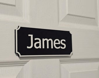 Personalized 3D Printed Name Sign: Custom Door or Fridge Label