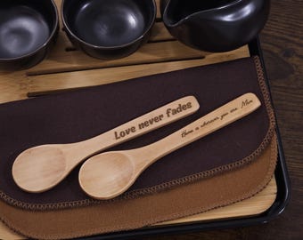 Personalized small spoon - Engraved with your own personal touch - Bulk Welcome
