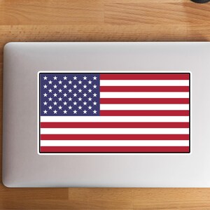 6-teiliger Aufkleber für die USA Flagge