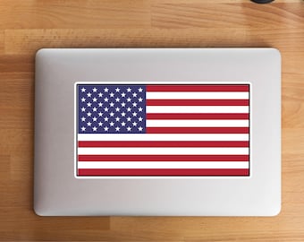 Patriotic American Flag Sticker 6-Pieces