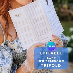 REDIGERBAR Canva-mall inspirerad av Lady Whistledown
