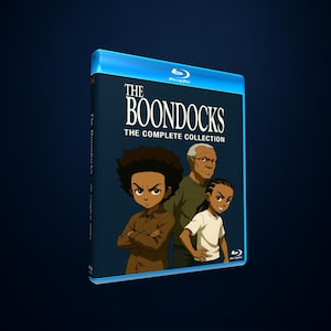The Boondocks complete animated series on Blu-ray in full HD.