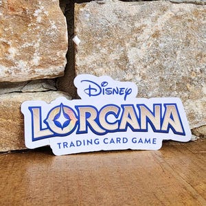 Pegatina del logotipo de Lorcana TCG / Gran idea de regalo / Fandom / Etiquetas / Caja de cartas, carpeta, decoración y organización de cajas de mazos
